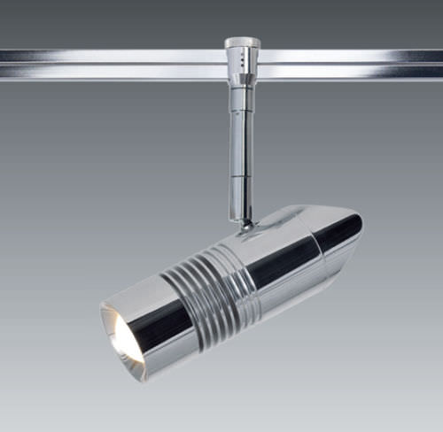 Faretti a binario LED - A LITTLE BIT MORE - OLIGO - tondo / in alluminio / in vetro