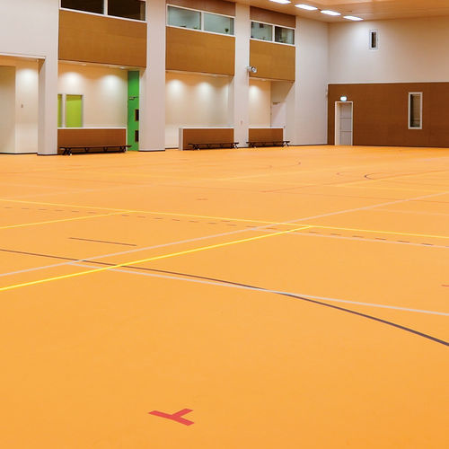 Pavimento in PVC - DURASPORT - VIRAG S.R.L.  - in vinile / da interno / per impianti sportivi
