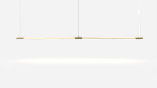 Luce a sospensione - THIN - Juniper - LED / lineare / in ottone
