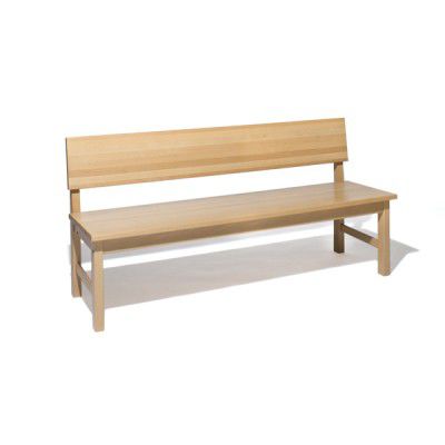 Panca per spazi pubblici classica - SO-312 - Balzar Beskow - in legno / con schienale / imbottita