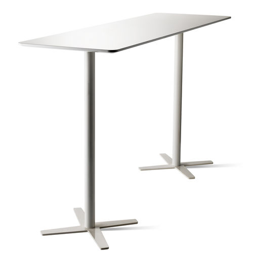 Tavolo alto contemporaneo - B-54 H - Balzar Beskow - in metallo / in legno massiccio / in HPL