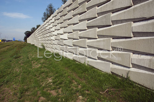 Blocco di calcestruzzo pieno - LEGIO-DESIGN-BLOCK® - Legio block - per muro divisorio / incastrabile