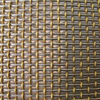 Tela metallica in ottone - BROCKLEBANK 5/2 - Sunon International Trade Co.,Ltd - per tende / per facciate / per frangisole