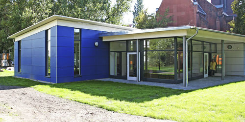 Edificio prefabbricato - DAY CARE CENTRE BERLIN - SÄBU - modulare / in acciaio / su ossatura metallica