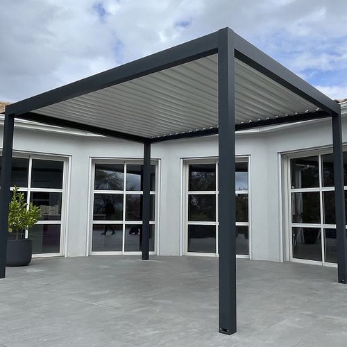 Pergola autoportante - SPR03 4x3m - AXIUM solutions aluminium - in alluminio estruso / in alluminio termolaccato / a lamelle orientabili