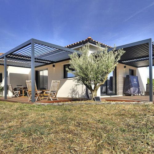 Pergola su misura - SPR01 - AXIUM solutions aluminium - autoportante / addossata / in alluminio estruso