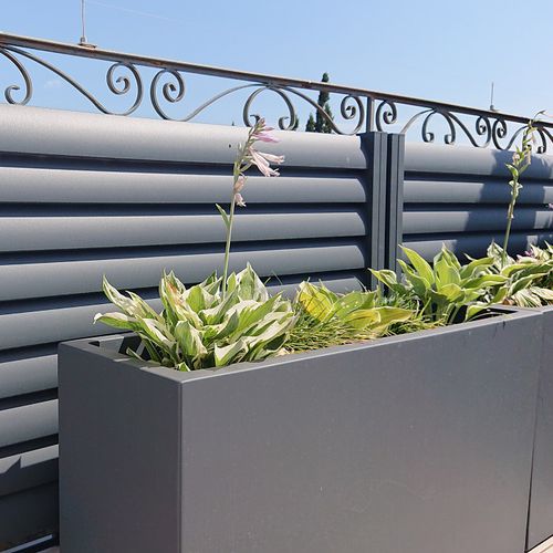 Recinzione a lamelle - SWEET GARDEN SG06 - AXIUM solutions aluminium - da giardino / in alluminio / contemporanea