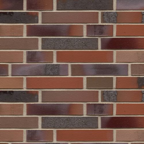 Mattone per rivestimento di facciata - CARBONA - Feldhaus Klinker - per facciata / per muratura / pieno