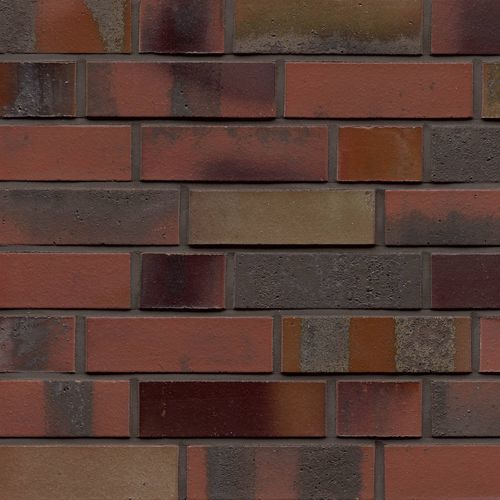 Mattone per rivestimento di facciata - CARBONA - Feldhaus Klinker - per facciata / per muratura / pieno