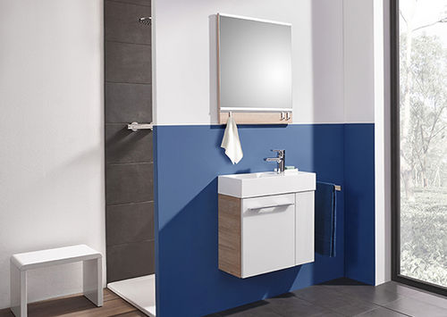 Mobile lavabo da appoggio - LEONARDO BAD 109 - Pelipal - sospeso / in MDF / contemporaneo