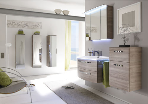 Mobile lavabo sospeso - SOLITAIRE 7005 - Pelipal - in vetro / in legno / contemporaneo