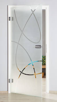 Pannello in vetro decorato - DESIGN DIVERSITY - Semcoglas Holding GmbH - traslucido / per porta