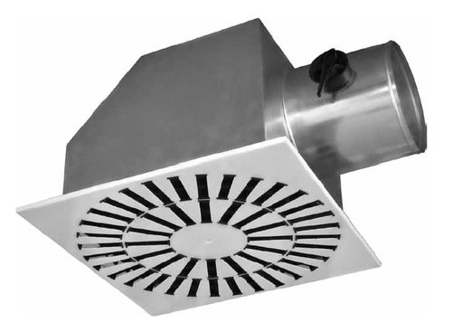 Diffusore d'aria da soffitto -  DS - S & DS - R - TANGRA - quadrato / rotondo