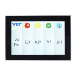 Touch screen per controllo accessi - TELE INDICATION 10" TOUCH - WDT - Werner Dosiertechnik - a muro / wireless