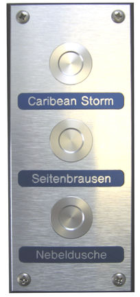 Pulsante - ALU-DIBOND WITHOUT ILLUMINATION - WDT - Werner Dosiertechnik
