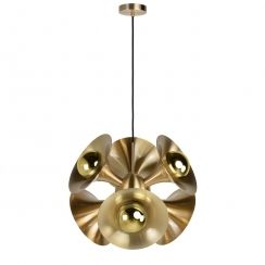 Lampada a sospensione - JAZZ  - V-LAB - in alluminio / in ottone / in ferro