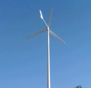 Piccolo generatore eolico ad asse orizzontale - AEOLOS-H 1000W - Aeolos - tripala