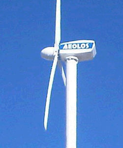 Piccolo generatore eolico ad asse orizzontale - AEOLOS-H 3000W - Aeolos - tripala / offshore