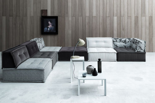Divano modulare - PEOPLE - Italianadivani srl - contemporaneo / in tessuto / multicolore
