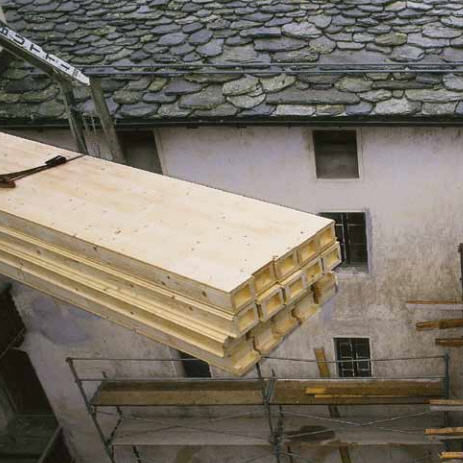 Lastra per solaio in legno - BOX - Lignatur - per tetto / isolante
