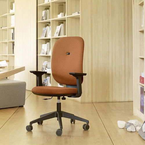 Sedia da ufficio contemporanea - ALAIA - SOKOA - da interno / in rete / con supporto in metallo