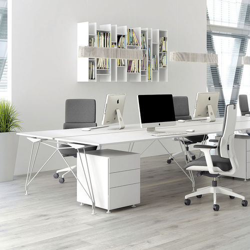 Sedia da ufficio contemporanea - WI-MAX T - SOKOA - da interno / in tessuto / con supporto in metallo