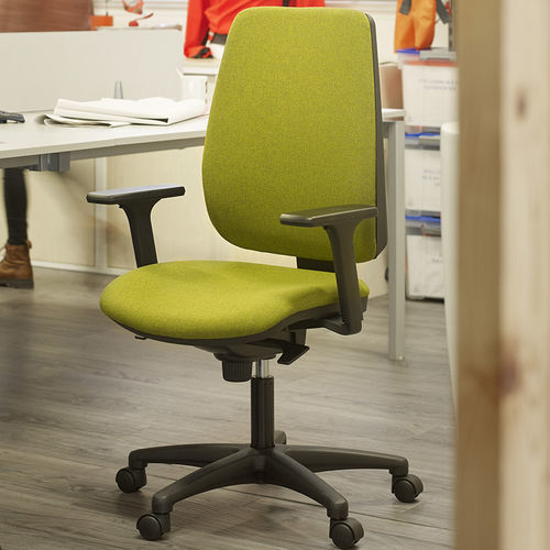 Sedia da ufficio contemporanea - LANDER  - SOKOA - da interno / in tessuto / imbottita