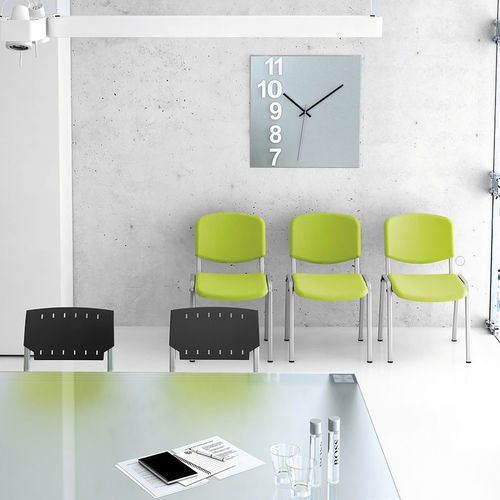 Sedia visitatore contemporanea - FLIPPER - SOKOA - da interno / in tessuto / in polipropilene