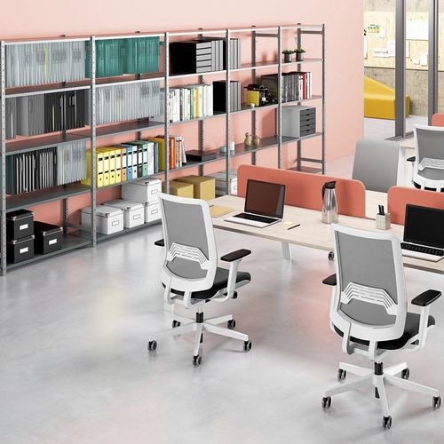 Scaffale modulare - EUROKIT - SOKOA - contemporaneo / in acciaio / per ufficio