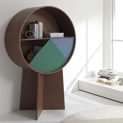 Credenza con piedi alti - LUNA - Coedition - contemporanea / in legno laccato / in noce