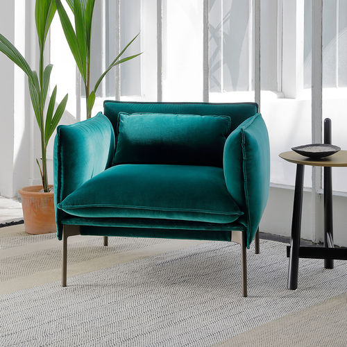 Poltrona contemporanea - PALM SPRINGS - Coedition - in pelle / in tessuto / per cuscini