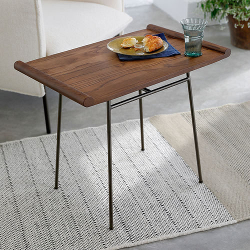 Tavolo d'appoggio contemporaneo - BABY  - Coedition - in noce / in frassino / in legno tinto