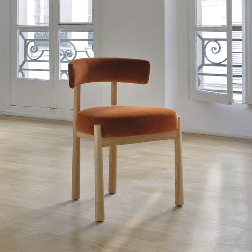 Sedia contemporanea - DALYA - Coedition - da interno / in tessuto / con supporto in quercia