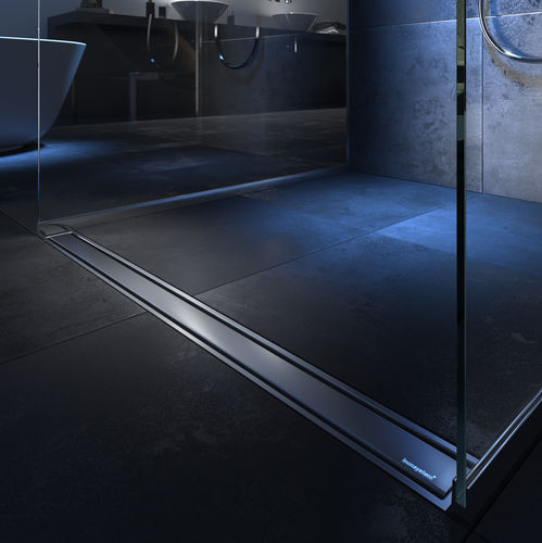 Canaletta per doccia in acciaio inossidabile - INOXSYSTEM&reg; IDRAIN 3070 - Inoxsystem S.r.l.
