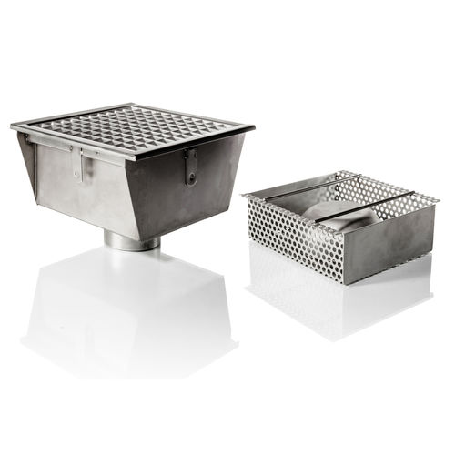 Piletta in acciaio inossidabile - 0501 - Inoxsystem S.r.l. - per terrazza / per applicazioni industriali / con griglia