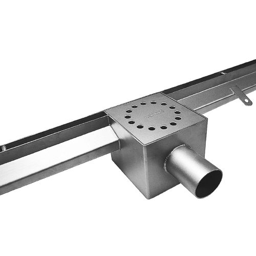 Canaletta di drenaggio a fessura laterale - 1650 - Inoxsystem S.r.l. - griglia in acciaio inox / da pavimento / su misura