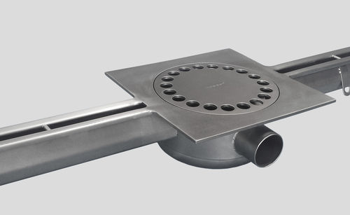 Canaletta a fessura centrale - 1050 - Inoxsystem S.r.l. - griglia in acciaio inox / per cucina / da pavimento