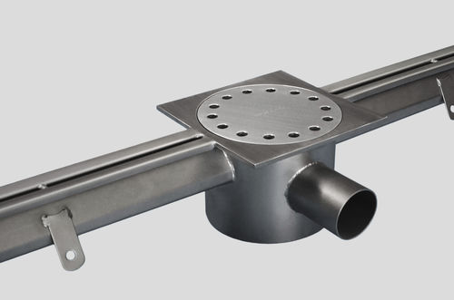 Canaletta a fessura centrale - 1250 - Inoxsystem S.r.l. - griglia in acciaio inox / da pavimento