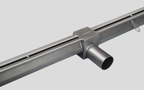 Canaletta a fessura centrale - 1150 - Inoxsystem S.r.l. - griglia in acciaio inox / da pavimento
