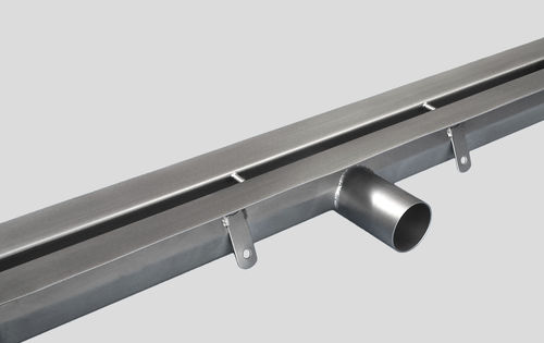 Canaletta a fessura centrale - 0450 - Inoxsystem S.r.l. - griglia in acciaio inox / da pavimento