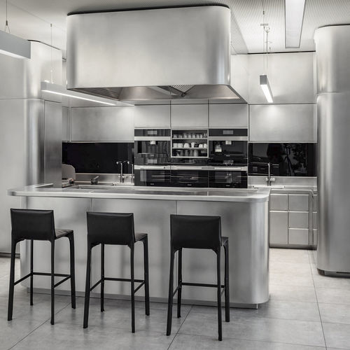 Cucina contemporanea - ATELIER  - Abimis - in pietra / in acciaio inossidabile / in Corian®