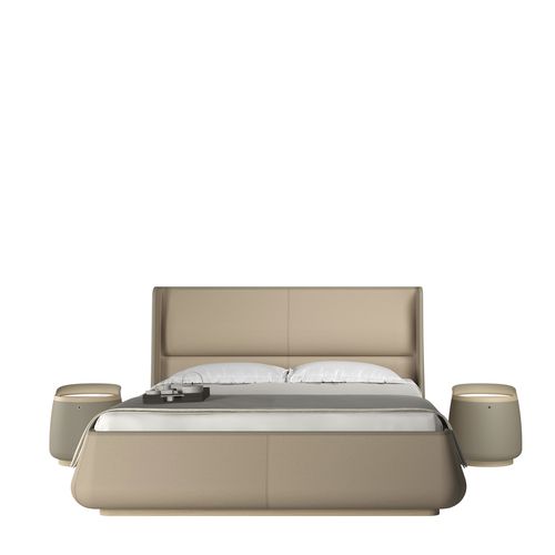 Letto matrimoniale - NEOS - DIMENSIONE CHI WING LO - contemporaneo / imbottito / con testiera imbottita