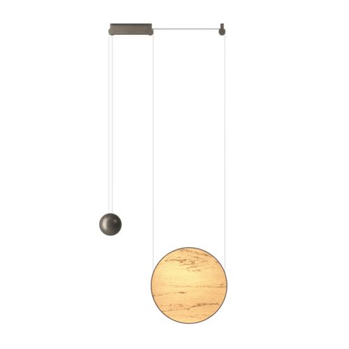 Lampada a sospensione - OSEE - DIMENSIONE CHI WING LO - in metallo / in pietra / contemporanea