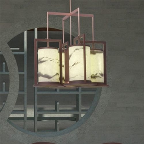 Lampada a sospensione - PIGI - DIMENSIONE CHI WING LO - in metallo / in rame / in lana