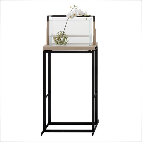Vaso design originale - DORO - DIMENSIONE CHI WING LO - in vetro / in sucupira / in metallo