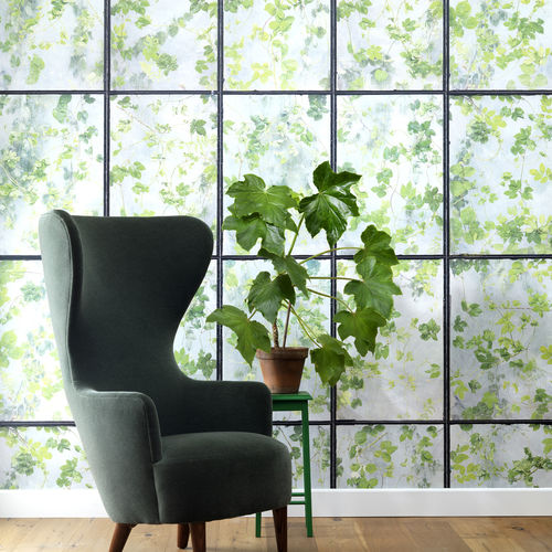 Carta da parati contemporanea - ERG-01 GREENHOUSE - NLXL - con motivi naturali / aspetto tessuto / a effetto dimensionale