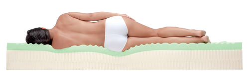 Materasso matrimoniale - TALALAY BIO - Golden Night - in memory foam / in lattice