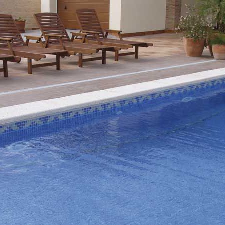 Mosaico in vetro - BR-2006 AZUL AÑIL  - Mosavit - per piscina / da pavimento / a motivi