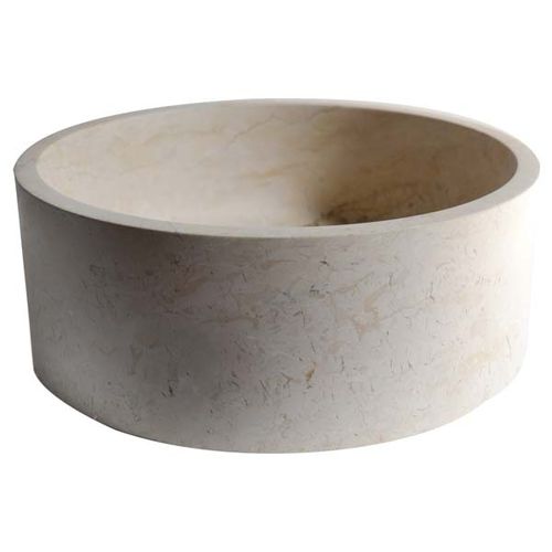 Lavabo da appoggio - VERA - Mosavit - in pietra naturale / rotondo / contemporaneo