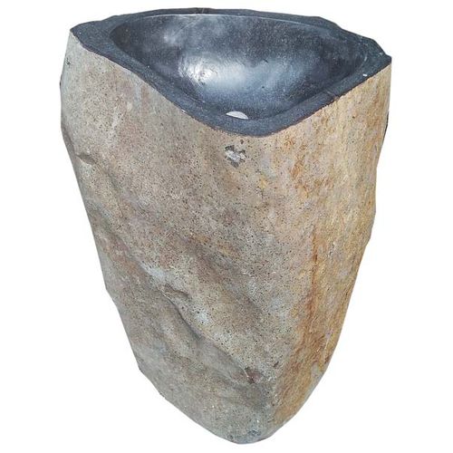 Lavabo autoportante - MENHIR - Mosavit - in pietra naturale / organico / classico